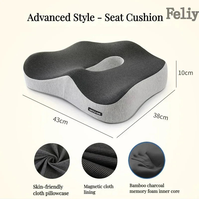 Memory Foam Seat Cushion — Bank