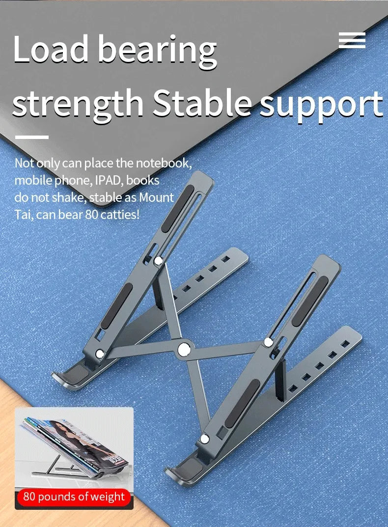 Foldable Laptop Stand — Rise