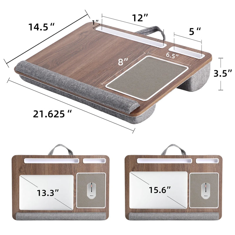 Bamboo Laptop Bed Desk — Ledge