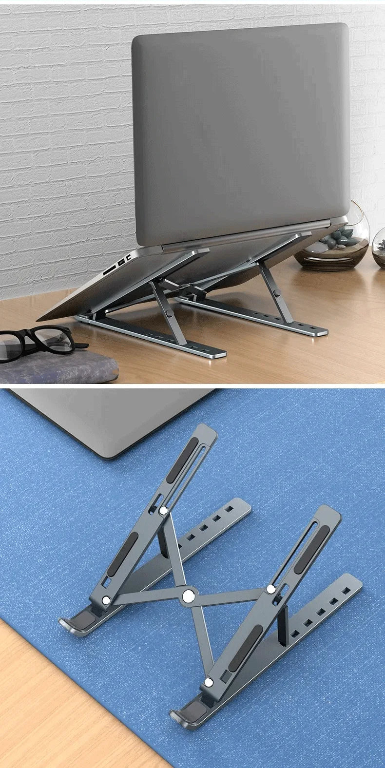 Foldable Laptop Stand — Rise