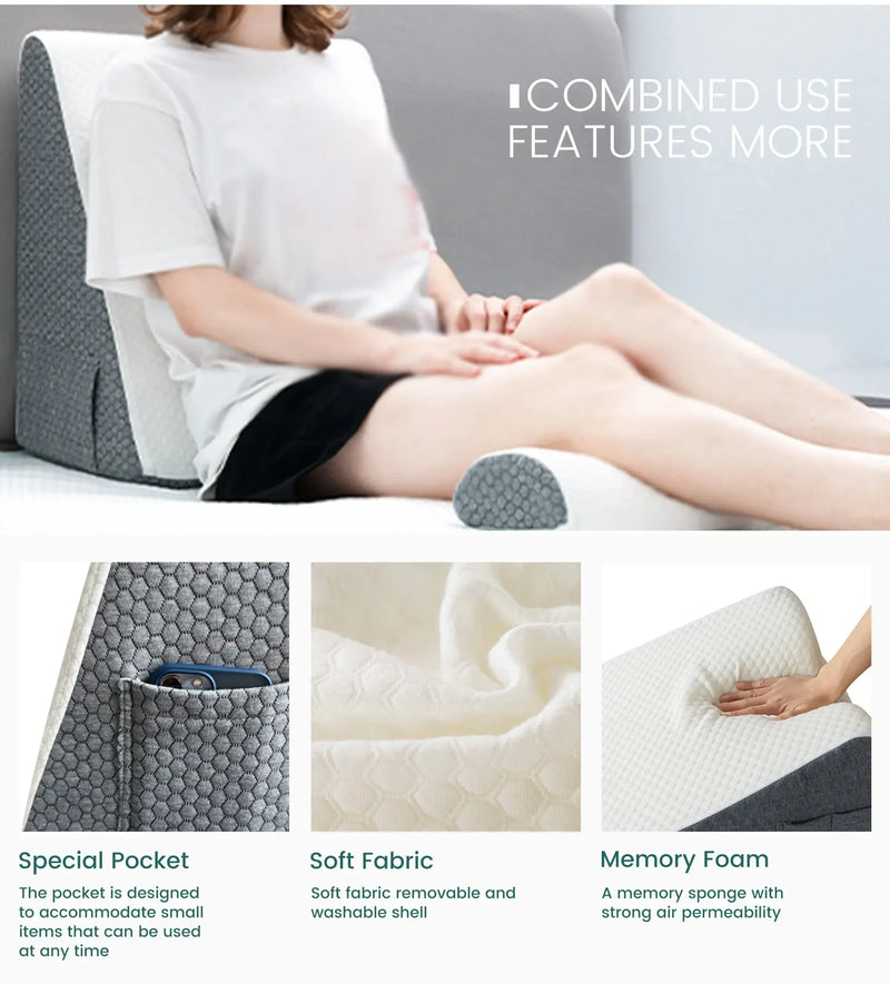 Bed Wedge Pillow — Brae